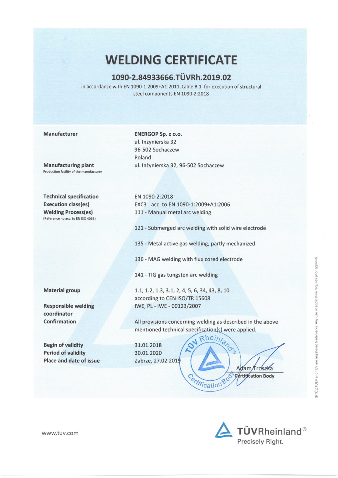 certificates-energop-sp-z-o-o